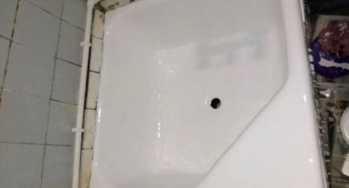 Обновление душевого поддона акрилом | Запрудня